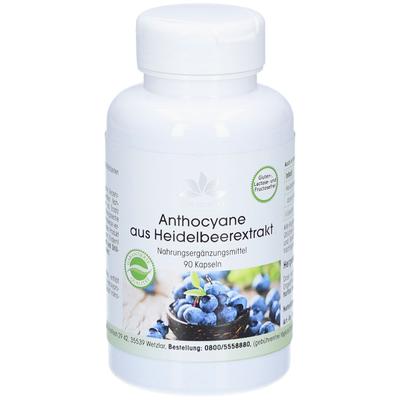 Anthocyane aus Heidelbeerextrakt Kapseln 90 St Image
