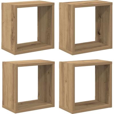 Wandregale Artisan Eiche MDF mit Furnier 26 x 15 x 26 cm vidaXL Image