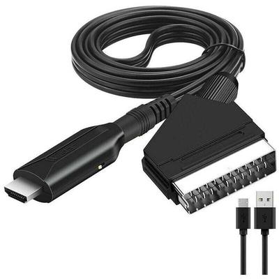 Odipie - SCART-zu-HDMI-Kabel – SCART-zu-HDMI-Adapter – All-in-One-SCART-zu-HDMI 1080p/720p Image