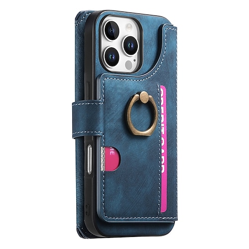 Handy Hülle Handyhüllen Für iPhone 17 Pro Max 17 Air 16 Pro Max Plus 16 16 Plus 16 Pro 15 15 Pro Max 15 14 Pro Max Plus 13 Pro Max Brieftaschenhülle Reisverschluss Ständer Kartenfach Retro TPU Nylon