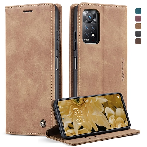 Handy Hülle Handyhüllen Für Xiaomi Universal Brieftaschenhülle Flip-Cover Ständer Stoßfest TPU PU-Leder Image