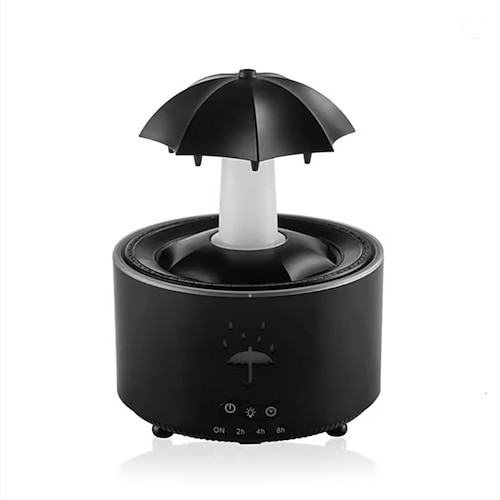 Bunte Regentropfen-Aromatherapie-Maschine, rotierender Wassertropfen-Luftbefeuchter, Fernbedienung, Wasserauffüllreiniger für das Homeoffice Image