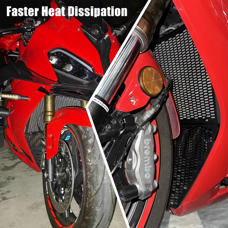 Für QJMOTOR 800RR SRK800RR 2023-2025 SRK600RS 600RS Motorrad Zubehör Kühler Schutz Grille Abdeckung Schutz Schutz Grill Image