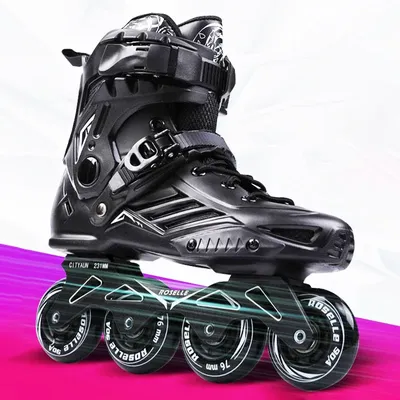 Original Roselle Slalom Slide Inline Roller Skates, Professional Adult Kids Skating Shoes, Fitness FSK Urban Street Asphalt Road