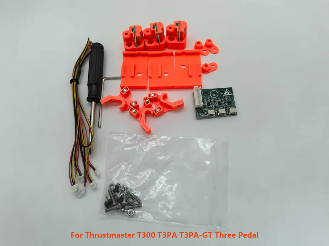 Hall-Sensor-Adapter für Thrustmaster T300 T3PA T3PA-GT Drei-Pedal-Modifikationszubehör Spiele Simulator Simracing Mod Image