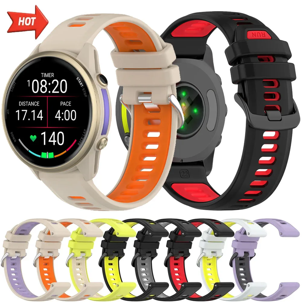 22mm Silikon Band Für Garmin Forerunner 970 265 745 255M Strap Smart Uhr Armband für Venu 2 3 vivoactive 6 Armband Correa Image
