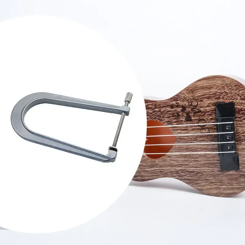 1/2 Stück Gitarrenbrückenklemme, einfach zu bedienen, praktisches Gitarrenbauer-Gadget für Gitarrenzubehör Image