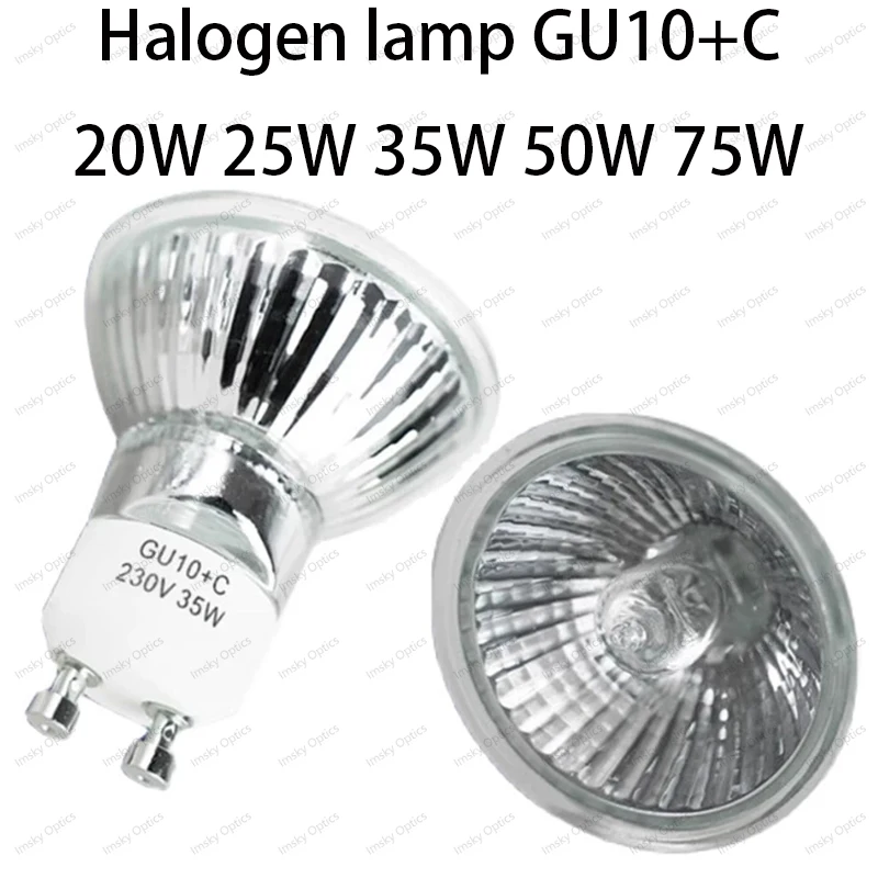 2 Stück 10 Stück GU10 220 V Glühbirnen Halogenlampen 20 W 25 W 35 W 50 W 75 W Halogen Wolfram Strahler Lampe Tasse Beleuchtung Glühbirnen