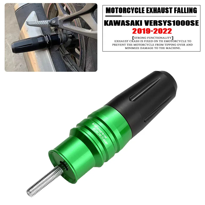 Für kawasaki versys1000se versys 2019 se 2015-2018 motorrad cnc accessoires sturzs chutz auspuff schieber crash pad schieber Image