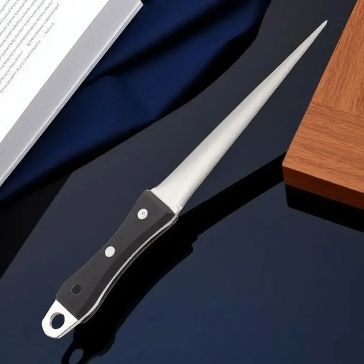 27,5 cm Diamant-Schleifstab, Körnung 400 # Küchenmesserschärfer, Stahlschärfer, Küchenschleifwerkzeug, Messer, Schere, Honen Image