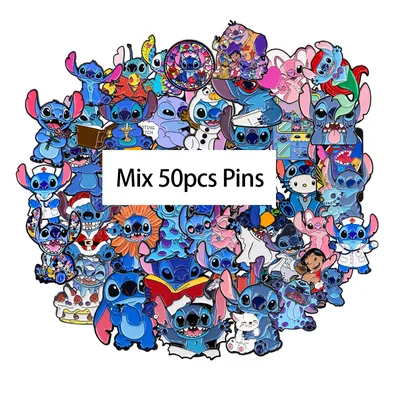 Wholesale 50pcs/lot Cartoon Badges Brooches for Women Cute Enamel Pin Lapel Pins