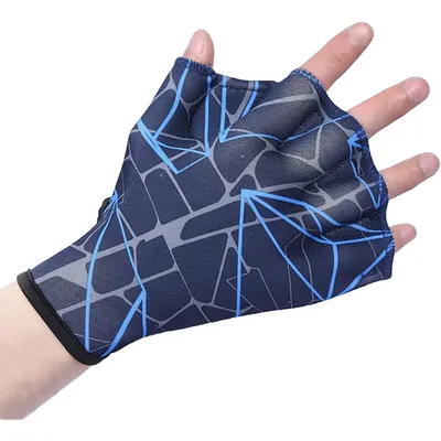 Webbed Swim Gloves for Resistance Training - Aquatic Fitness Gear, Snorkeling/Surf/Swim Training Gloves for Adults Men & Women
