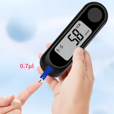 Blood Glucose Meter 50pcs Test Strips Medical Diabetes Blood Sugar Test Monitor Kit Glucosemeter Fast Measure