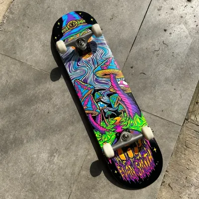 Element Skateboard Longboard with Printed Graphic Great for Kids and Teens, Durable Deck Smooth Wheels Brand Direct Sales