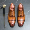Abendschuhe für Herren, PU, Schwarz, Braun, Schnürung, Business, Büro, hochwertige Derby-Schuhe, Herren-Social-Schuhe, Größe 38–46 Herrenschuhe