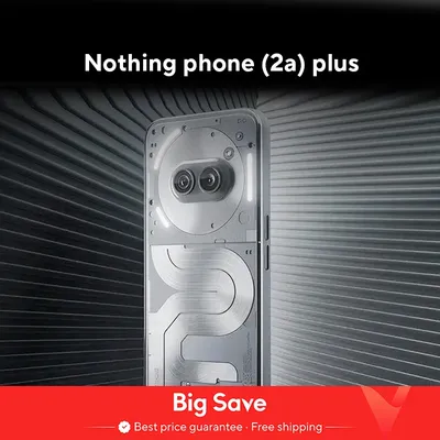 Globale Version Nothing Phone (2a) Plus 6,7 Zoll 120 Hz AMOLED-Display MTK Dimensity 7350 Pro 50 MP Kamera 5000 mAh Akku 50 W Ladung