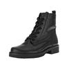 Schnürstiefelette GABOR "Gabor Stiefelette Glattleder", Damen, Gr. 37, schwarz, Glattleder, casual, Schuhe