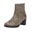 Stiefelette GABOR COMFORT "Gabor Comfort Stiefelette Veloursleder", Damen, Gr. 43, grau, Veloursleder, casual, Schuhe