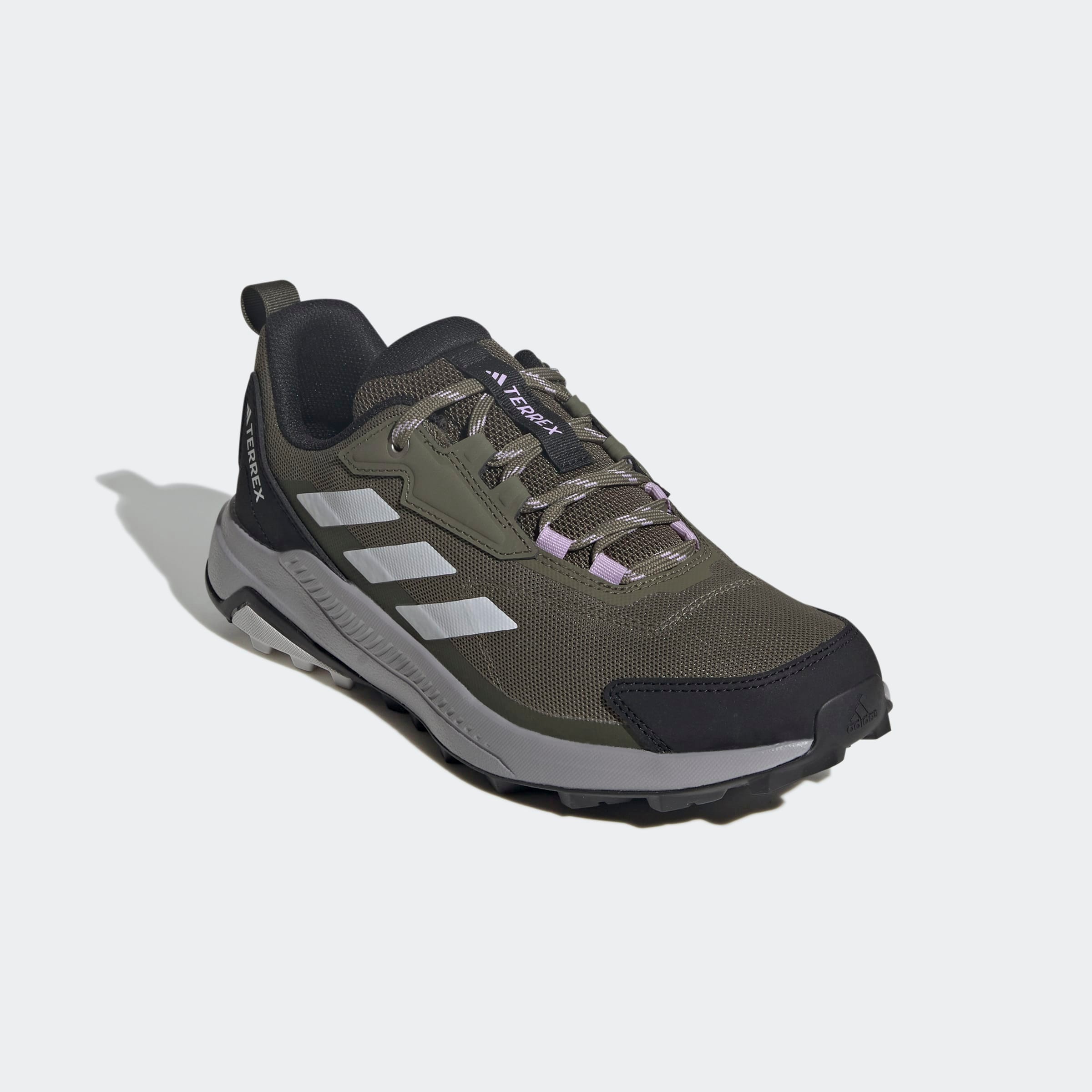 Wanderschuh ADIDAS TERREX "TERREX ANYLANDER", Damen, Gr. 37, grün (olive strata, dash grau, night cargo), Textil, Schuhe Wanderschuh