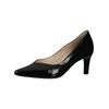 Pumps HÖGL "Högl Pumps Leder", Damen, Gr. 34,5, schwarz (schwarz lack), Leder, casual, Schuhe