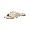 Pantolette STEVE MADDEN "STEVE MADDEN Pantoletten Textil", Damen, Gr. 39, beige (creme), Textil, casual, Schuhe