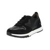 Sneaker PAUL GREEN "Paul Green Sneaker Leder", Damen, Gr. 39, schwarz kombi, Leder, casual, Schuhe