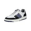 Sneaker BULLBOXER "Bullboxer Sneaker Leder", Herren, Gr. 45, navy, weiß, Leder, casual, Schuhe