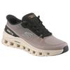 Slip-On Sneaker SKECHERS "ARCH FIT GLIDE-STEP PRO", Herren, Gr. 44, schwarz (taupe, schwarz), Textil, casual, Schuhe, Trainingsschuh, Laufschuh mit Glide-Step Sohle