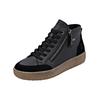 Sneaker REMONTE "Remonte Sneaker Glattleder", Damen, Gr. 39, schwarz, Glattleder, casual, Schuhe