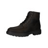 Schnürstiefelette GEOX "Geox Stiefelette Leder", Herren, Gr. 43, grau (taupe), Leder, casual, Schuhe