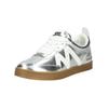 Sneaker STEVE MADDEN "STEVE MADDEN Sneaker Lederimitat", Damen, Gr. 41, silber, Lederimitat, casual, Schuhe