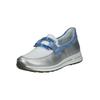 Sneaker ARA "Ara Sneaker Leder", Damen, Gr. 40, silber, Leder, casual, Schuhe