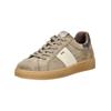Sneaker NERO GIARDINI "Nero Giardini Sneaker Veloursleder", Damen, Gr. 39, braun (braun, weiß), Veloursleder, casual, Schuhe