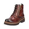 Schnürstiefelette PIKOLINOS "PIKOLINOS Stiefelette Leder", Damen, Gr. 39, braun (cognac), Leder, casual, Schuhe