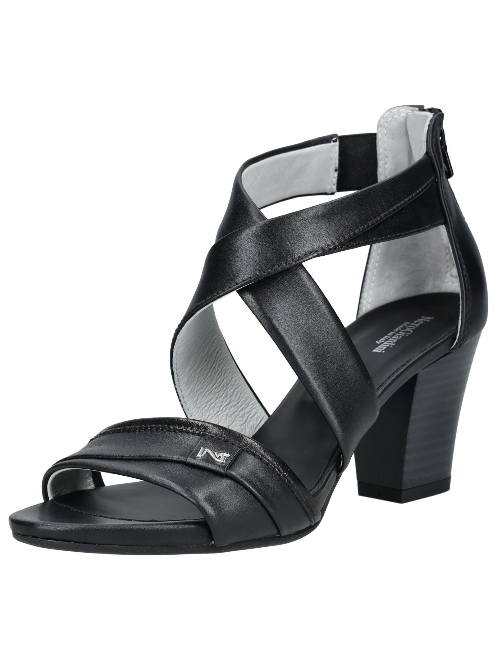 High-Heel-Pumps NERO GIARDINI "Nero Giardini Pumps Leder", Damen, Gr. 37, schwarz, Leder, Schuhe