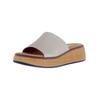Pantolette GABOR COMFORT "Gabor Comfort Pantoletten Leder", Damen, Gr. 40, beige, Leder, casual, Schuhe