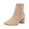 Stiefelette HÖGL "Högl Stiefelette Veloursleder", Damen, Gr. 39, grau (taupe), Veloursleder, casual, Schuhe