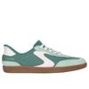 Slip-On Sneaker SKECHERS "HOTSHOT-EVERYDAY EASE", Damen, Gr. 39, bunt (grün, hellrosa), Nylon, Veloursleder, Lederimitat, sportlich, Schuhe, Retro Sneaker, Schnürschuh mit Slip-ins