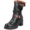 Schnürstiefelette PIKOLINOS "PIKOLINOS Stiefelette Leder", Damen, Gr. 39, schwarz (schwarz, schwarz), Leder, casual, Schuhe