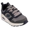 Sneaker SKECHERS "UNO - RETRO GROOVE", Kinder, Gr. 38, braun (braun, schwarz), Lederimitat, casual, Schuhe, Freizeitschuh mit Memory Foam, Größenschablone zum Download
