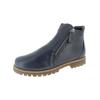 Schnürstiefelette ANDREA CONTI "Andrea Conti Stiefelette Leder", Damen, Gr. 39, blau (dunkelblau), Leder, casual, Schuhe