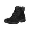Schnürstiefelette ARA "Ara Stiefelette Leder/Textil", Damen, Gr. 38, schwarz, Leder, Textil, casual, Schuhe