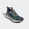 Wanderschuh ADIDAS TERREX "TERREX FREE HIKER 2.0 LOW", Gr. 44,5, pretea, aurivy, grethr, Synthetik, Textil, sportlich, Schuhe