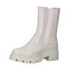 Stiefel TAMARIS "Tamaris Stiefelette Lederimitat", Damen, Gr. 41, grau, Lederimitat, casual, Schuhe