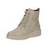 Schnürstiefelette CAPRICE "Caprice Stiefelette Leder", Damen, Gr. 40, beige, Leder, casual, Schuhe