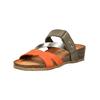 Pantolette IGI & CO "IGI & CO Pantoletten Nubukleder", Damen, Gr. 38, orange, Nubukleder, casual, Schuhe