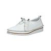 Sneaker ANDREA CONTI "Andrea Conti Sneaker Leder", Damen, Gr. 38, weiß, Leder, casual, Schuhe