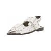 Riemchensandale STEVE MADDEN "STEVE MADDEN Sandalen Lederimitat", Damen, Gr. 40, weiß, Lederimitat, casual, Schuhe
