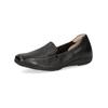 Slipper CAPRICE "Caprice Slipper Leder", Damen, Gr. 37, schwarz, Leder, casual, Schuhe