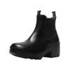 Stiefelette FLY LONDON "Fly London Stiefelette Leder", Damen, Gr. 41, schwarz, Leder, casual, Schuhe